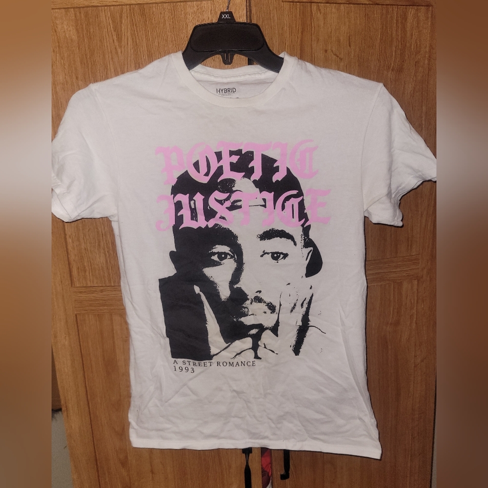 Poetic Justice Tupac women's t shirt size small